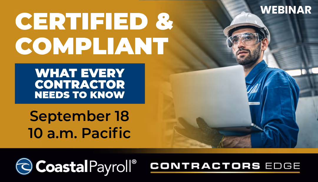 Certified Payroll Webinar