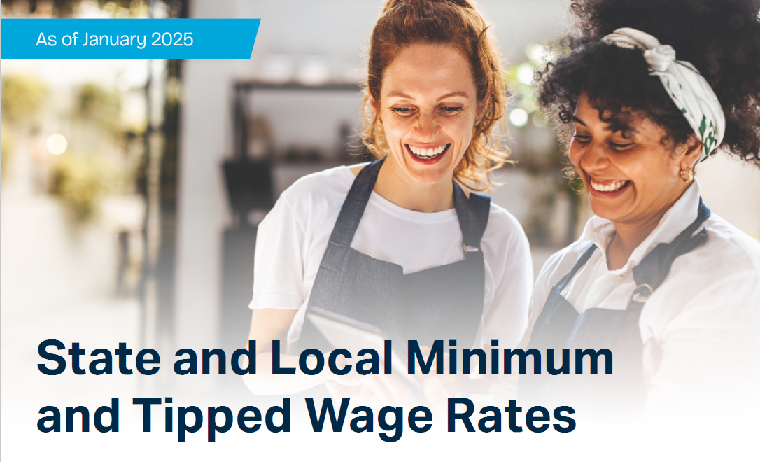 2025 State & Local Minimum and Tipped Wage Rates